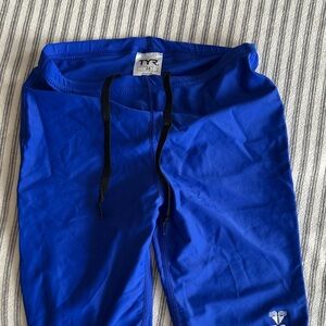 TYR Royal Blue Men's Swim Jammer with Black Drawstring